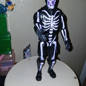 Skeleton Warrior Action Figure - Black and White